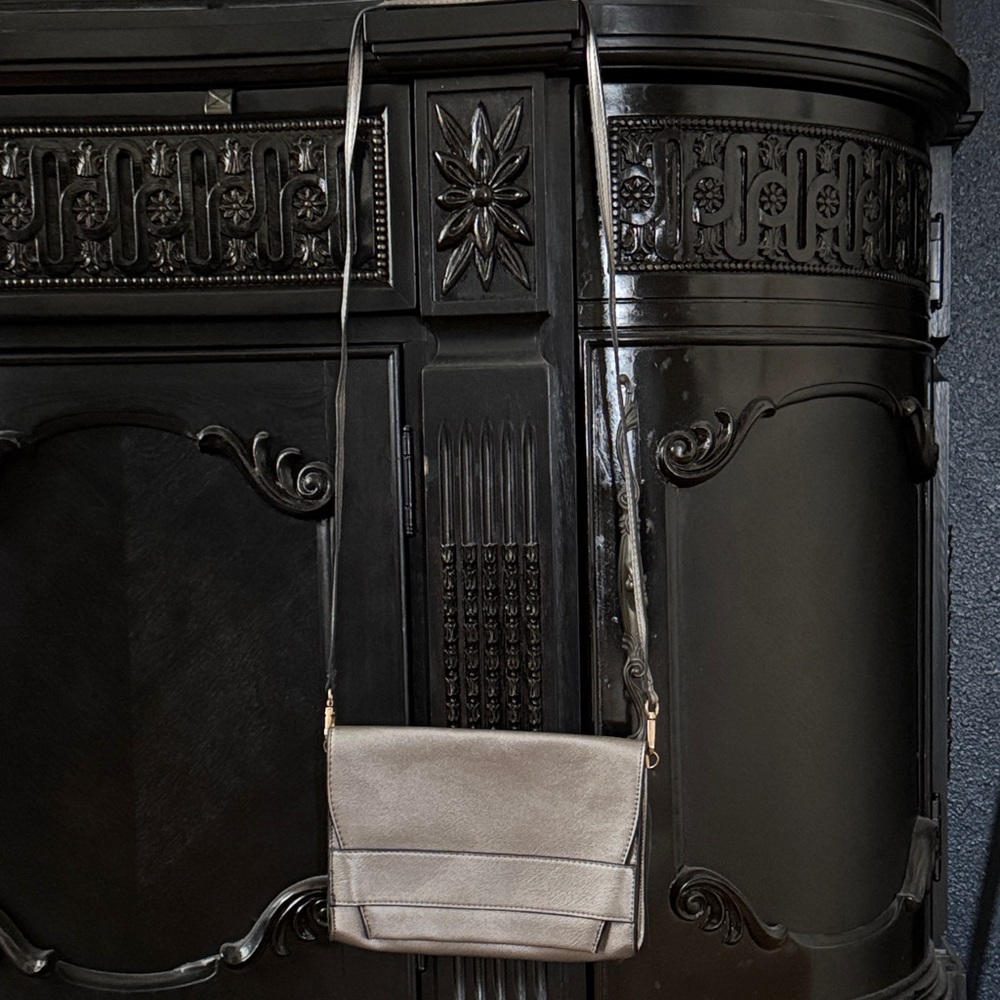 Silver Crossbody Purse